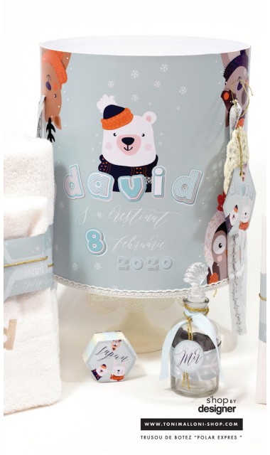 Trusou botez  cu ursul polar Fram si animale de la polul Nord, Polar Expres 4